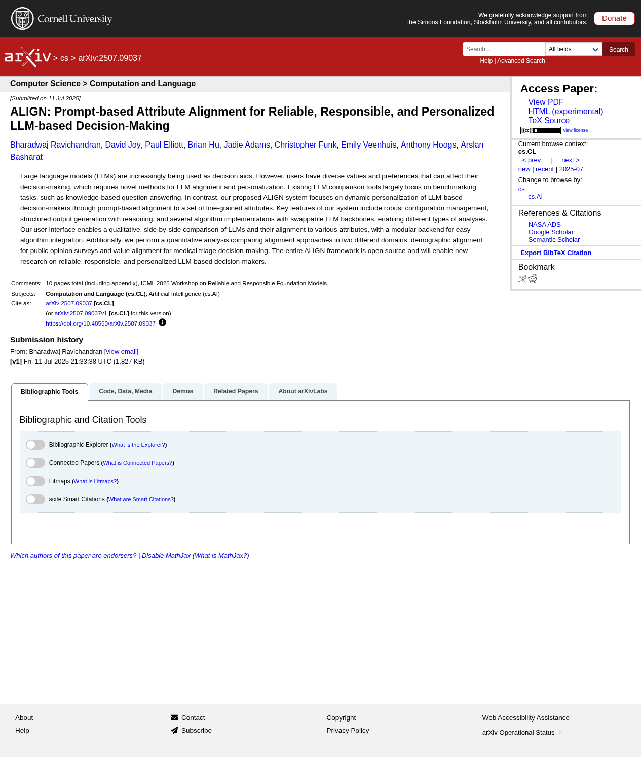 ALIGN research paper on arXiv